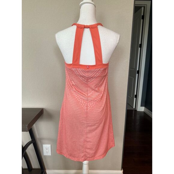 Prana Coral Catina White Pattern Athletic Dress Medium - Picture 2 of 8